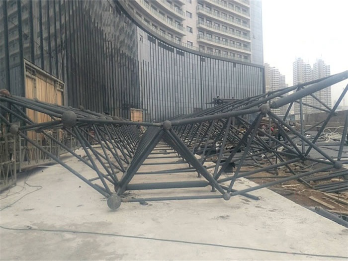 资阳万豪酒店雨棚网架